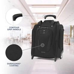 Travelpro Luggage Maxlite 5 15" Lightweight Carry-on Rolling Under Seat Bag, Black -Vera Bradley Shop 41UnXpE2gsL