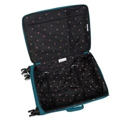 It Luggage Duo-Tone 3 Piece Softside 4 Wheel Spinner Set, Peach/Sea Teal, 3 Pc -Vera Bradley Shop 41V MSenMbL