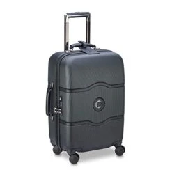 DELSEY Paris Chatelet Hardside Luggage With Spinner Wheels, Black, Carry-on 21 Inch, With Brake -Vera Bradley Shop 41V3gWtTi3L