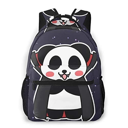 Hiking Work Walking Cycling Backpack Daypack Lightweight Polyester Multipurpose Anti-Theft Rucksacks Big Capacity Bookbag, Cute Funny Vampire Panda Stars 3 Hiking Work Walking Cycling Backpack Daypack Lightweight Polyester Multipurpose Anti-Theft Rucksacks Big Capacity Bookbag, Cute Funny Vampire Panda Stars