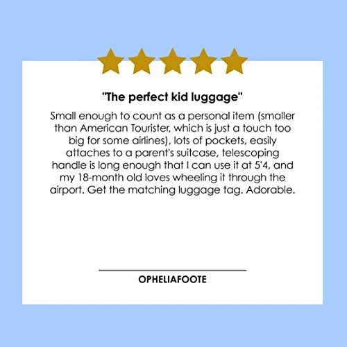 Stephen Joseph Classic Rolling Luggage, Red Dino 5 Stephen Joseph Classic Rolling Luggage, Red Dino - Image 3