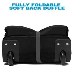 Wheeled Duffle Bag Luggage - 100L Large Rolling Duffel Bag 30 Inch Folding Duffle Bag For Travel - Packable Duffle Bag With Rollers (Black) 11 Wheeled Duffle Bag Luggage - 100L Large Rolling Duffel Bag 30 Inch Folding Duffle Bag For Travel - Packable Duffle Bag With Rollers (Black) -Vera Bradley Shop 41VZkqRE5FL