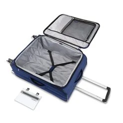 Samsonite Aspire DLX Softside Expandable Luggage With Spinner Wheels, Checked-Medium 25-Inch, Blue Depth -Vera Bradley Shop 41VfEDAc wL f4ea15cf cee8 4b01 ba07 45724acb3d02