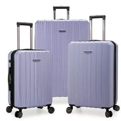 Traveler's Choice Dana Point Hardside Expandable Luggage Set, Lavender, 3-Piece