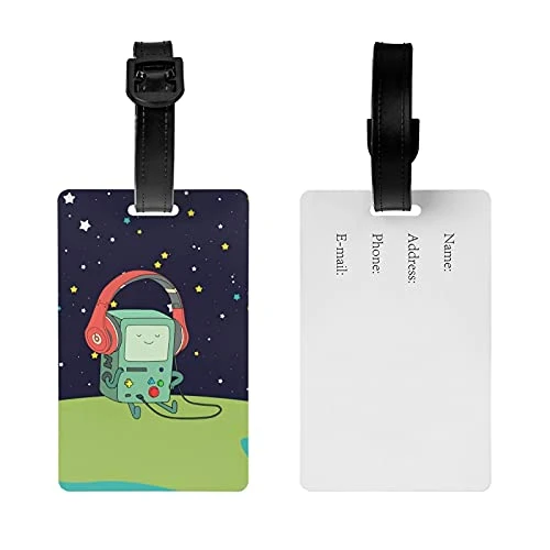 Luggage Tag Adventure Time BMO Suitcase Baggage Label Tag Business Name ID Card Holders Gifts For Women Men Kids Girls Travel Accessories 8 Luggage Tag Adventure Time BMO Suitcase Baggage Label Tag Business Name ID Card Holders Gifts For Women Men Kids Girls Travel Accessories - Image 6