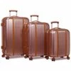 Dejuno Monroe New Generation 3-Piece Hardside Spinner TSA Lock Luggage Set, Rose Gold, One Size -Vera Bradley Shop 41WYBVLkN S