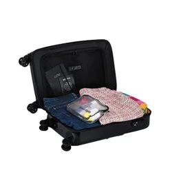 Cloe Carry-On 20 Inch Hybrid Luggage With 360º-spinner Wheels In Black Color -Vera Bradley Shop 41WgOOANdBS