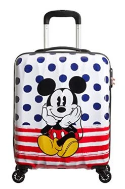 American Tourister Disney Legends - Spinner S - Kids Luggage, 55 Cm, 36 L, Multicolour (Mickey Dots) -Vera Bradley Shop 41WrfDnwTaL