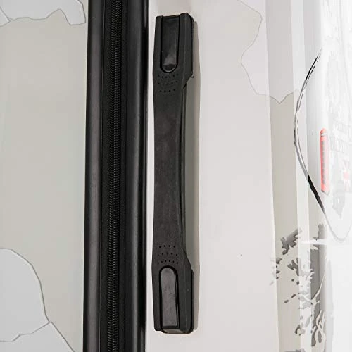 InUSA Hardside Luggage Set With Spinner Wheels, World Printed Travel Suitcases With TSA Lock And Ergonomic GEL Handle, World, 3 Piece Set (20/24/28) 7 InUSA Hardside Luggage Set With Spinner Wheels, World Printed Travel Suitcases With TSA Lock And Ergonomic GEL Handle, World, 3 Piece Set (20/24/28) - Image 5