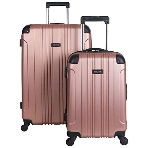 Kenneth Cole Reaction Out Of Bounds 2-Piece Hardside 4-Wheel Spinner Luggage Set: 20" Carry-On & 28" Checked Suitcase, Rose Gold 3 Kenneth Cole Reaction Out Of Bounds 2-Piece Hardside 4-Wheel Spinner Luggage Set: 20" Carry-On & 28" Checked Suitcase, Rose Gold