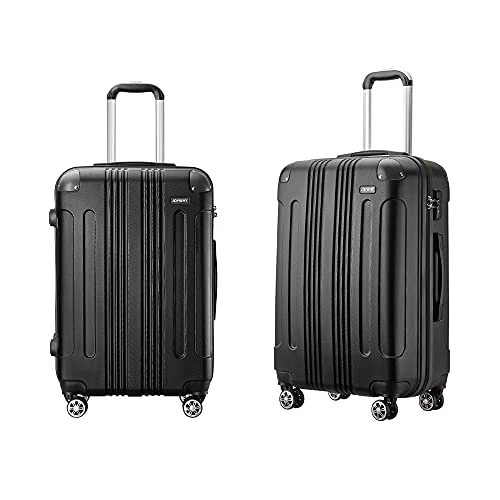 JOYWAY Luggage 3 Piece Set Suitcase Lightweight Hardshell TSA Lock Spinner (black) 9 JOYWAY Luggage 3 Piece Set Suitcase Lightweight Hardshell TSA Lock Spinner (black) - Image 7