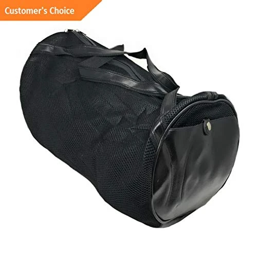Sandover Roll Round Leatherette Mesh Duffle Duffel Bags Foldable Carry-On Gage 20 | Model LGGG - 3 Sandover Roll Round Leatherette Mesh Duffle Duffel Bags Foldable Carry-On Gage 20 | Model LGGG -