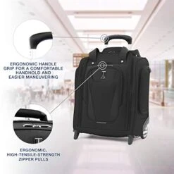 Travelpro Maxlite 5-Rolling Underseat Compact Carry-On Bag, Black, 15-Inch -Vera Bradley Shop 41Y3W1a ivL