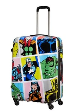 American Tourister Unisex_Adult Luggage Suitcase, Multicolored (Marvel Pop Art), L (75 Cm-88 L) -Vera Bradley Shop 41Y7uSdWTQL