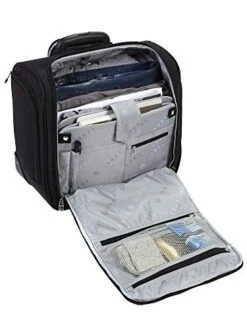 Travelers Club Business Class 16-Inch Under The Seat Carry-On Luggage, Executive Black -Vera Bradley Shop 41YDVu2scZL