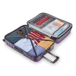 Samsonite Tech 2.0 Hardside Expandable Luggage With Spinner Wheels, Purple, 2-Piece Set (21/27) -Vera Bradley Shop 41YJ6z53aZL