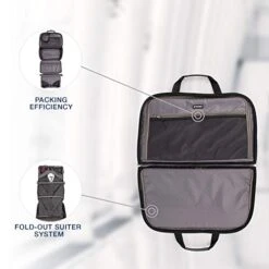 Travelpro Crew Versapack Weekender Carry-on Duffel Bag W/Suiter, Jet Black, One Size -Vera Bradley Shop 41YQE2jYqhL