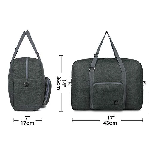 For Spirit Airlines Foldable Travel Duffel Bag Tote Carry On Luggage Sport Gym Duffle For Men And Women (Dark Grey) 9 For Spirit Airlines Foldable Travel Duffel Bag Tote Carry On Luggage Sport Gym Duffle For Men And Women (Dark Grey) - Image 7