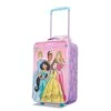 American Tourister Kids' Disney Softside Upright Luggage, Princess, Carry-On 18-Inch