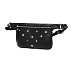 Vicenzo Leather Jacey Studded Leather Waistbag (Black) -Vera Bradley Shop 41YhfOkk96L