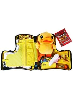 AO WEI LA OW Cute Unisex Kids Ride On Suitcase Travel Trolley Case Spinner Carry On Luggage With Wheels Suggest Fits To Kids Aged 3-6 Years Old(Yellow/01, 20 Inch) -Vera Bradley Shop 41YoxHM2AML