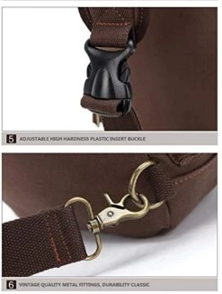 Multi-Functional Canvas Leather Chest Bag Personality Crossbody Bags Handbag Men's Travel Messenger 18 Multi-Functional Canvas Leather Chest Bag Personality Crossbody Bags Handbag Men's Travel Messenger -Vera Bradley Shop 41YqA vZZ3L