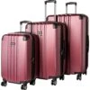 Kenneth Cole Reaction Reverb Hardside 8-Wheel 3-Piece Spinner Luggage Set: 20" Carry-on, 25", 29", Raspberry -Vera Bradley Shop 41YtcNTIs L