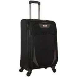 Kenneth Cole Reaction Going Places 24" 600d Polyester Expandable 4-Wheel Spinner Checked Luggage, Black 16 Kenneth Cole Reaction Going Places 24" 600d Polyester Expandable 4-Wheel Spinner Checked Luggage, Black -Vera Bradley Shop 41ZJJtBCjaL