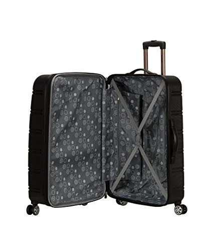 Rockland Melbourne Hardside Expandable Spinner Wheel Luggage, Black, 3-Piece Set (20/24/28) 4 Rockland Melbourne Hardside Expandable Spinner Wheel Luggage, Black, 3-Piece Set (20/24/28) - Image 2