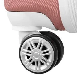 LONDON FOG Vintage Hardside Expandable Spinner Luggage, Rose Gold, Checked-Medium 24-Inch -Vera Bradley Shop 41Zmw21SyNL