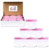 Beauticom 4 Oz. (120g/120ML, Quantity: 6 Pieces) Thick Wall Round Leak Proof Clear Acrylic Jars W/Lids For Beauty, Cream (6 Pieces (6 Jars + Lids Together), PINK) 1 Beauticom 4 Oz. (120g/120ML, Quantity: 6 Pieces) Thick Wall Round Leak Proof Clear Acrylic Jars W/Lids For Beauty, Cream (6 Pieces (6 Jars + Lids Together), PINK) -Vera Bradley Shop 41 FnHm4xlL