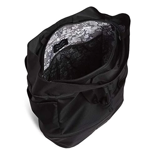 Vera Bradley Women's Recycled Lighten Up ReActive Sport Gym Bag, Black 7 Vera Bradley Women's Recycled Lighten Up ReActive Sport Gym Bag, Black - Image 5
