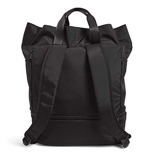 Vera Bradley Women's Recycled Lighten Up ReActive Sport Gym Bag, Black 6 Vera Bradley Women's Recycled Lighten Up ReActive Sport Gym Bag, Black - Image 4