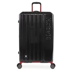 Hurley Swiper Hardside Spinner Check In Luggage 29", Black/Red -Vera Bradley Shop 41 QHHXm7QS