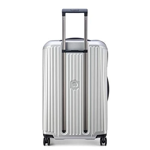DELSEY Paris Securitime Expandable Luggage With Spinner Wheels, Silver, Checked-Medium 25 Inch 9 DELSEY Paris Securitime Expandable Luggage With Spinner Wheels, Silver, Checked-Medium 25 Inch - Image 7