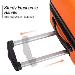 Expandable 3 Piece Luggage Sets Hardside Durable Suitcase With Spinner Wheels TSA Lock, 3 Pcs Carry On Case Travel Home Outdoor School Lightweight Trolley Case ( 20" 24" 28" Orange) 12 Expandable 3 Piece Luggage Sets Hardside Durable Suitcase With Spinner Wheels TSA Lock, 3 Pcs Carry On Case Travel Home Outdoor School Lightweight Trolley Case ( 20" 24" 28" Orange) -Vera Bradley Shop 41 q4nl6k8S