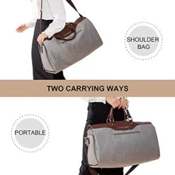 Convertible Garment Bag With Shoulder Strap, Travel Weekender Overnight Carry On Garment Duffel Bag For Women With Shoes Compartment - 2 In 1 Hanging Suitcase Suit Travel Bags -Vera Bradley Shop 41a86dMrF5S