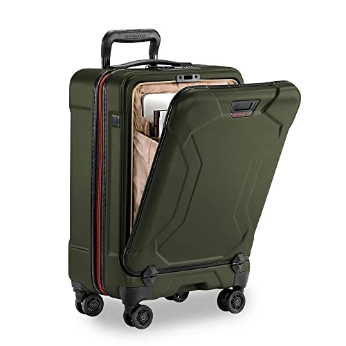 Briggs & Riley Torq Hardside Carry On Luggage With Spinner Wheels 22 Inch. USB Charging Port, TSA-Friendly Locks, Easy Access Hinged Front Pocket, Green 12 Briggs & Riley Torq Hardside Carry On Luggage With Spinner Wheels 22 Inch. USB Charging Port, TSA-Friendly Locks, Easy Access Hinged Front Pocket, Green - Image 10