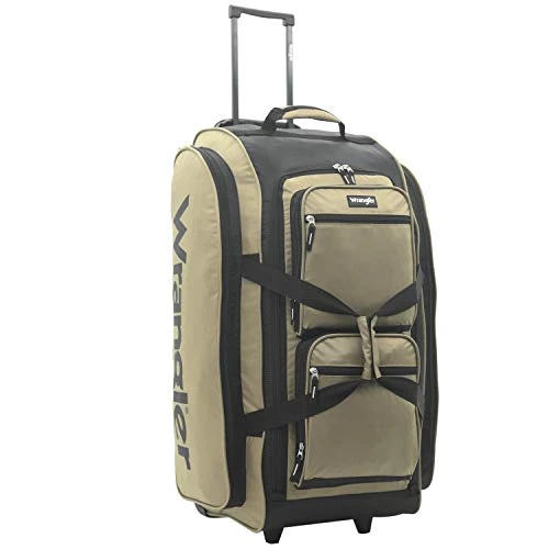 Wrangler Wesley Rolling Duffel Bag, Tannin, Large 30-Inch 7 Wrangler Wesley Rolling Duffel Bag, Tannin, Large 30-Inch - Image 5