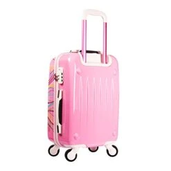 AO WEI LA OW Tourist Luggage Carry On Luggage With Spinner Wheels Rolling Suitcase For Women And Girls, Ascending Gardens Flowers (Pink ,20 Inch) 14 AO WEI LA OW Tourist Luggage Carry On Luggage With Spinner Wheels Rolling Suitcase For Women And Girls, Ascending Gardens Flowers (Pink ,20 Inch) -Vera Bradley Shop 41anyiyaBtL