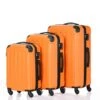 SSLine 3 Piece Luggage Sets Hardshell Spinner Luggages Swivel Wheels Suitcase Portable Rolling Trolley Case - 20" 24" 28" Spinner Suitcases Orange -Vera Bradley Shop 41aqpLJR5vL