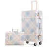 UNIWALKER Vintage Suitcase Set 20 Inch Carry On Spinner Luggage With 12 Inch Handbag For Women 2 UNIWALKER Vintage Suitcase Set 20 Inch Carry On Spinner Luggage With 12 Inch Handbag For Women -Vera Bradley Shop 41aqzQViDiL