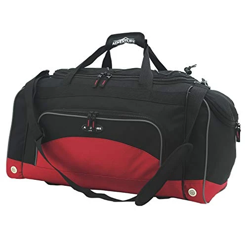 Travelers Club 4 Piece Gym Duffel And Accessory Set, Red 4 Travelers Club 4 Piece Gym Duffel And Accessory Set, Red - Image 2