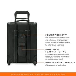 Briggs & Riley Global 2-Wheel Carry-On Duffle, Black -Vera Bradley Shop 41bA7XaOwLL