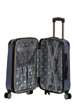 Rockland London Hardside Spinner Wheel Luggage, Blue, Carry-On 20-Inch -Vera Bradley Shop 41bQVTIPXKL