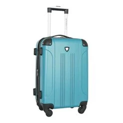 Travelers Club Chicago Hardside Expandable Spinner Luggage, Teal, 20" Carry-On 14 Travelers Club Chicago Hardside Expandable Spinner Luggage, Teal, 20" Carry-On -Vera Bradley Shop 41bbOpr7E3L