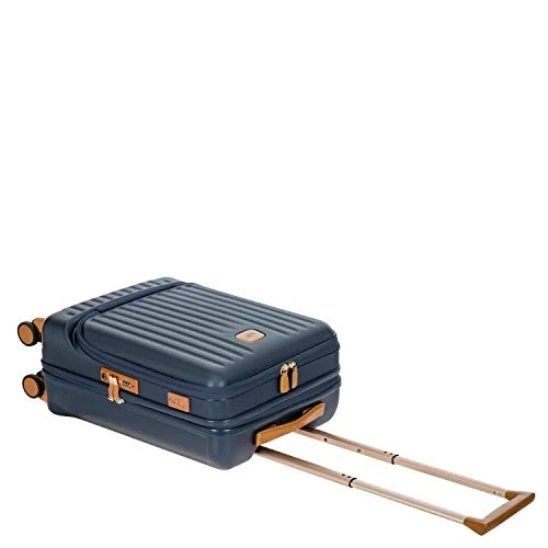 Bric's Capri 21" Spinner W/Pocket Matte Blue 8 Bric's Capri 21" Spinner W/Pocket Matte Blue - Image 6