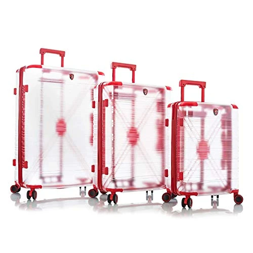 Heys America X-Ray Spinner Luggage (Red, 3pc Set) 3 Heys America X-Ray Spinner Luggage (Red, 3pc Set)