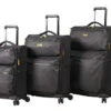 Lucas Designer Luggage Collection - 3 Piece Softside Expandable Ultra Lightweight Spinner Suitcase Set - Travel Set Includes 20 Inch Carry On, 24 Inch & 28 Inch Checked Suitcases (Black) 2 Lucas Designer Luggage Collection - 3 Piece Softside Expandable Ultra Lightweight Spinner Suitcase Set - Travel Set Includes 20 Inch Carry On, 24 Inch & 28 Inch Checked Suitcases (Black) -Vera Bradley Shop 41cOrJVtnOL