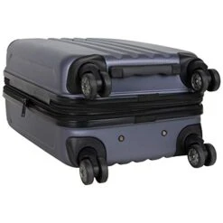 Kenneth Cole Reaction Reverb 20" Carry-On Expandable Luggage Lightweight Hardside 8-Wheel Spinner Travel Suitcase Bag, Smokey Purple, Inch -Vera Bradley Shop 41cUjptdGNL